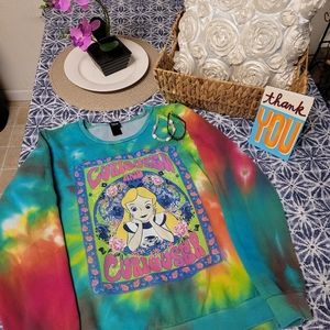 Disney Sweatshirt. Tye-Dye. XL
